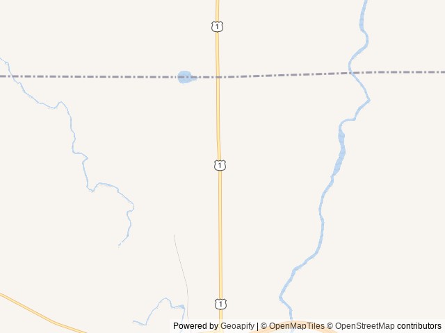 Map of Houlton / Canadian Border KOA Journey location at Houlton, ME, United States