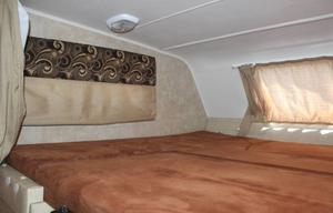 This RV has a very nice layout for a family.