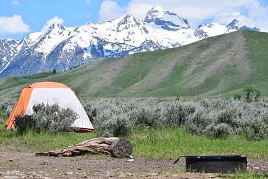 Gros Ventre Campground Tent Camping