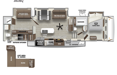 2022 Forest River RV Sabre 38DBQ RV rental photo 2