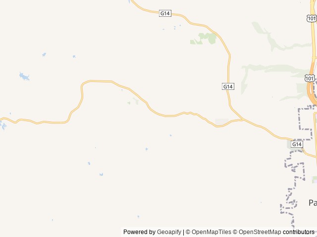 Map of The Trailer Pond at Alta Colina location at Paso Robles, CA, United States