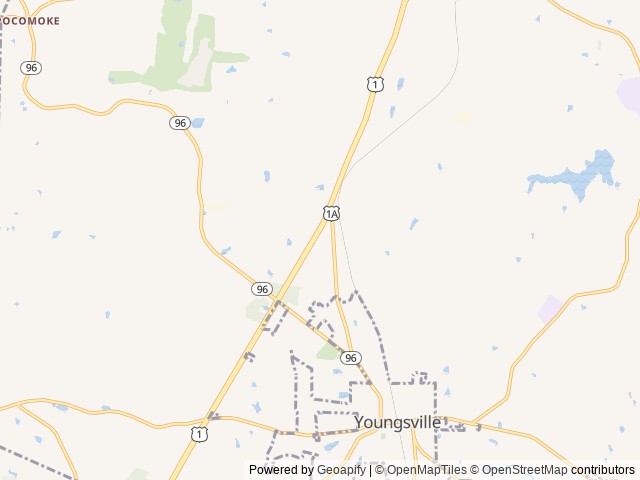 Map for Big Family Fun near Youngsville, NC