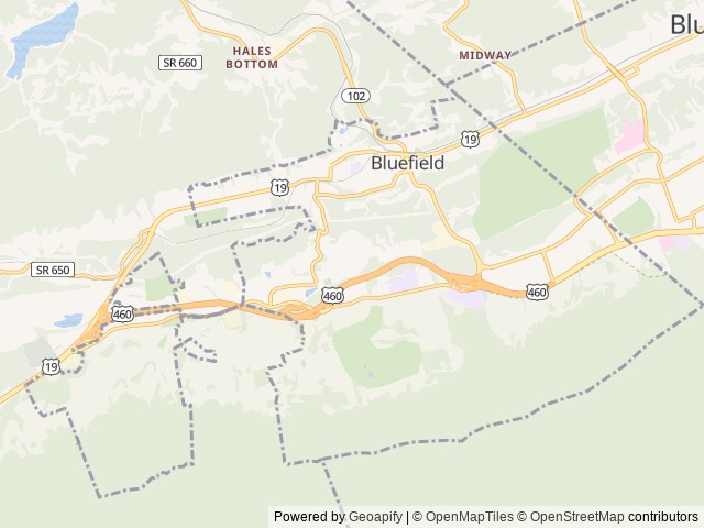 Map for Pearl…NuCamp Tab 400 near Bluefield, NC