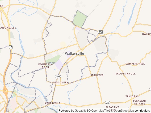 Map for The Pet Express!!  Lightweight! Super Slide! near Walkersville, VA