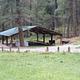 Aspen Group Campground ramada for group site.