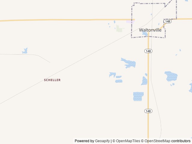 Map for Southern Il Solar Eclipse 2022 33 ft East to West near Scheller, MO