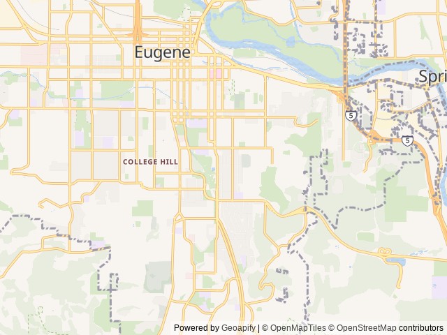 Map for Sleep Well with No Boundaries Starlink Generator near Eugene, OR