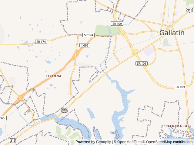Map for 2016 Keystone RV Springdale 270LE near Gallatin, TN