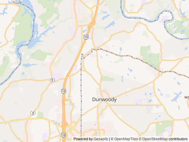 Map for 2022 inTech RV Luna Rover near Dunwoody, GA