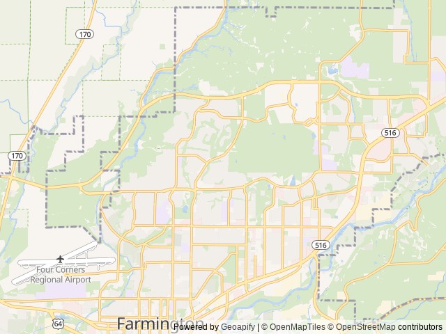 Map for Happy Camper near Durango, CO