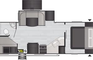 2021 KEYSTONE WITH BUNKHOUSE