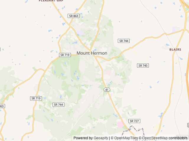 Map for Gulf Stream Getaway near Danville, NC