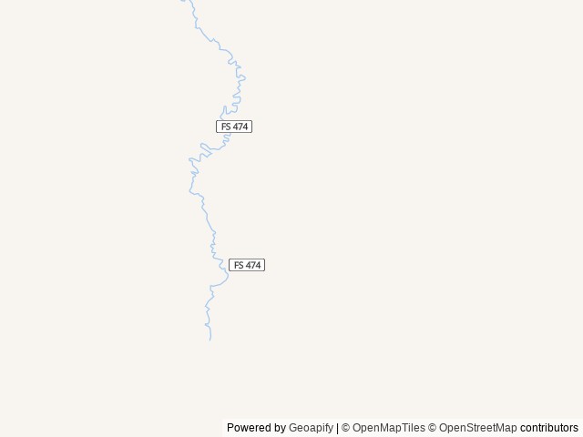 Map of Stolle Meadows Cabin location at Cascade, ID, United States