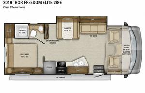 2019 Thor Motor Coach Freedom Elite 28FE