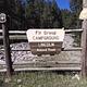 FIR Group Campground Entrance Sign