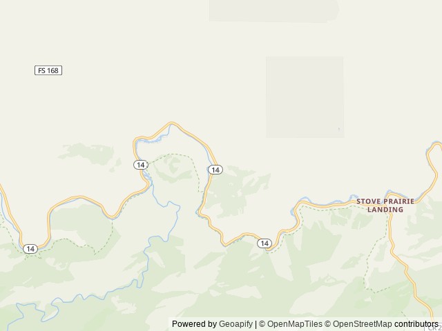 Map of Narrows (CO) location at Morrison, CO, United States