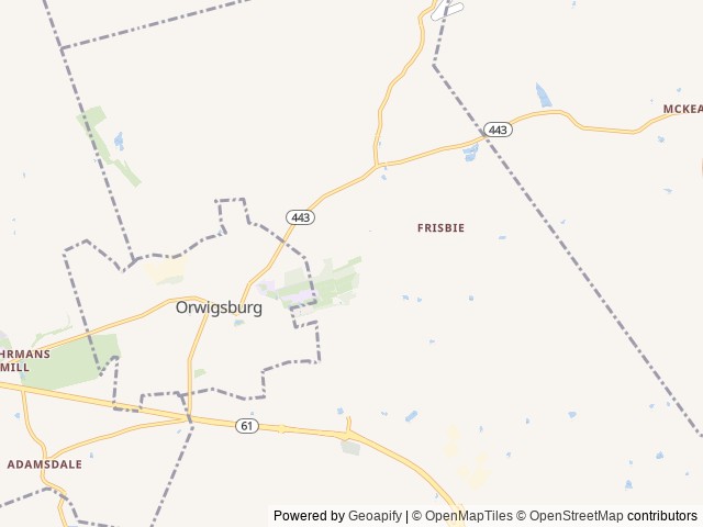 Map for 2018 Keystone RV Bullet Crossfire 2190EX near Orwigsburg, PA