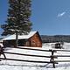 Porcupine Cabin in winter