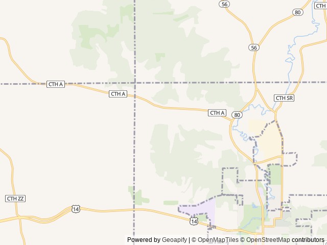 Map of Alana Springs Campground, LLC location at Richland Center, WI, United States