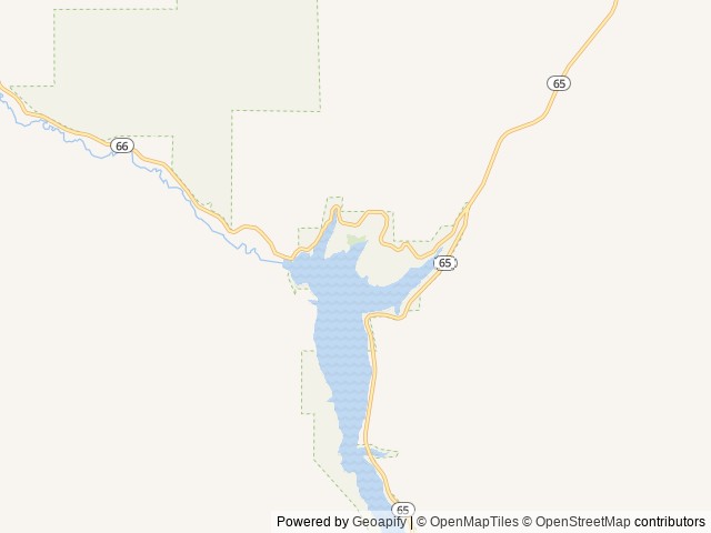 Map of Dixie Creek Campground location at Morgan, UT, United States