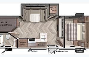 2022 Wildwood X-Lite 240BHXL RV rental photo 3
