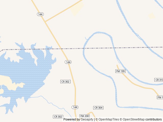Map of Brazos River Hideout location at Cleburne, TX, United States