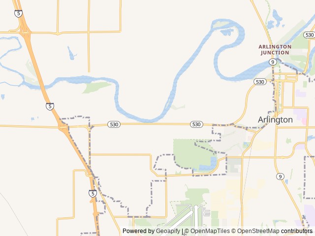 Map for Solar Powered Bed with Breakfast & Natures Beauty near Arlington, WA