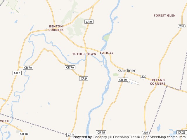 Map of Yogi Bear's Jellystone Park™ Camp-Resort: Gardiner location at Gardiner, NY, United States