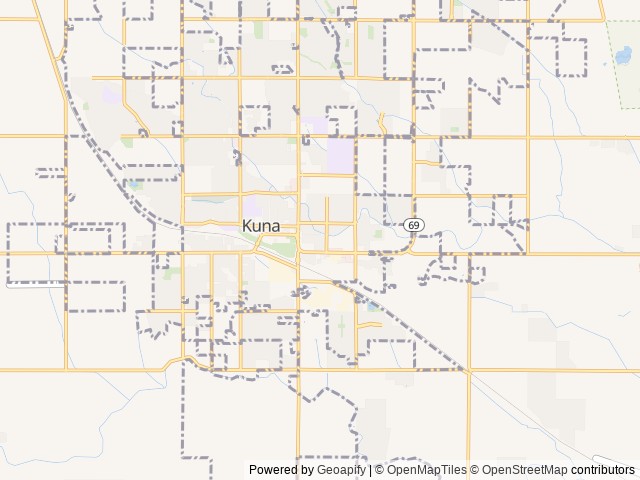 Map for 2022 Keystone Hideout "Weekend Hideout" near Kuna, ID