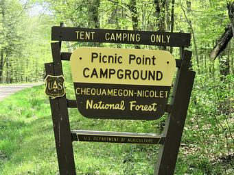 Picnic Point entrance sign