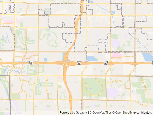Map of The Resort location at Mesa, AZ, United States