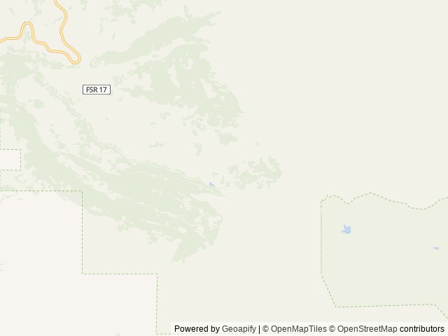 Map of Ranger Creek Recreation Area location at Shell, WY, United States