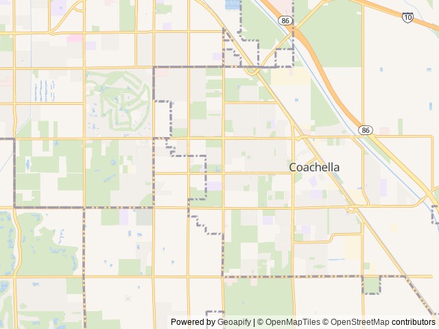 Map for Sandstorm Family Escape, Sleeps 8 near Coachella, CA