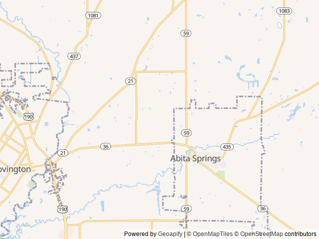 Map for 2022 Heartland Sundance Ultra Lite 265BH near Covington, LA