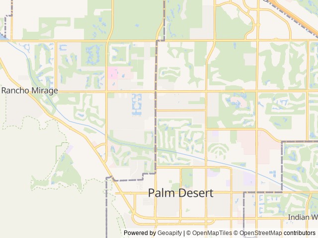 Map for 2019 Renegade Classic near Palm Desert, CA