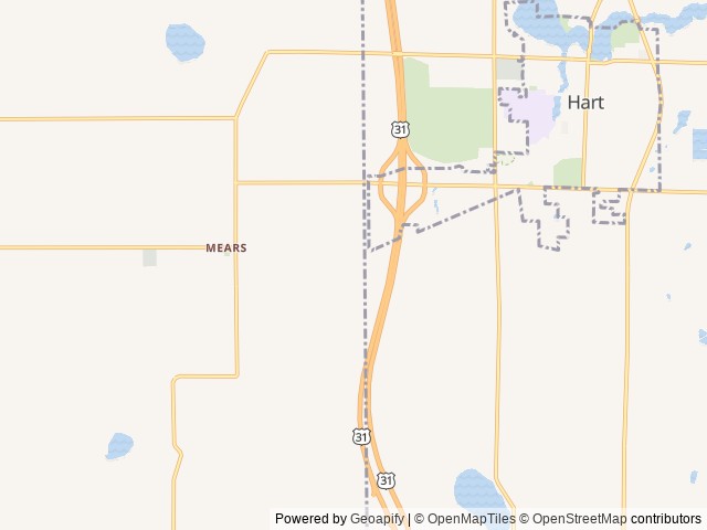 Map for Our Lil' Clipper Packs a Big Punch! near Mears, WI