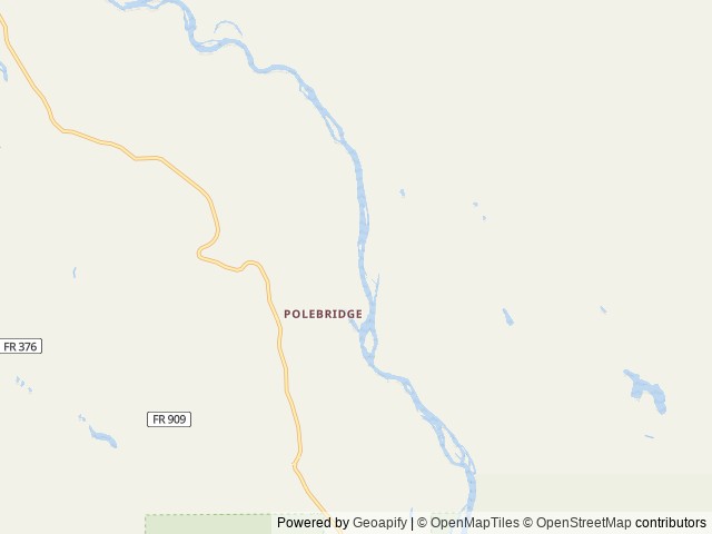 Map of Ben Rover Cabin location at Hungry Horse, MT, United States