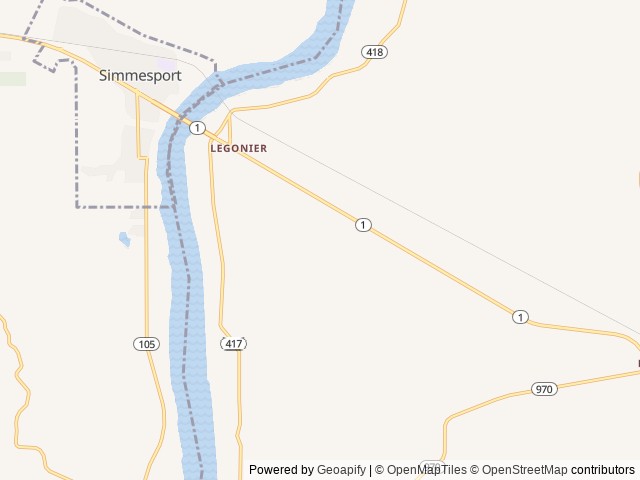 Map of Riverview Rv Resort location at Krotz Springs, LA, United States