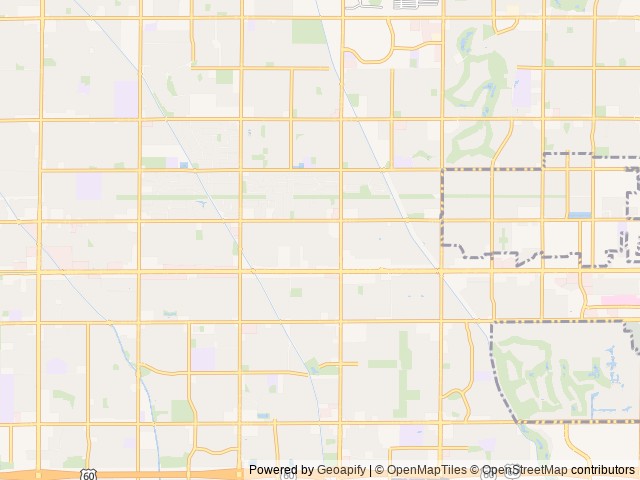 Map of Citrus Gardens location at Mesa, AZ, United States