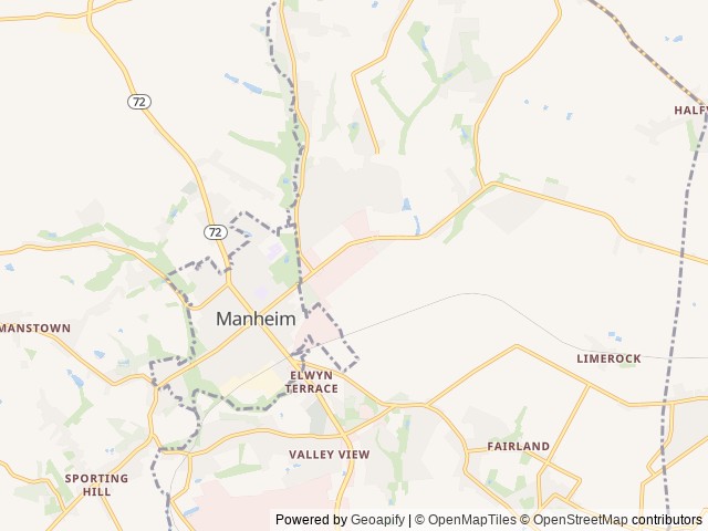 Map for 2020 Coachmen Apex Nano near Manheim, NJ