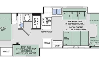 2018 Thor Motor Coach Chateau 30D Bunkhouse