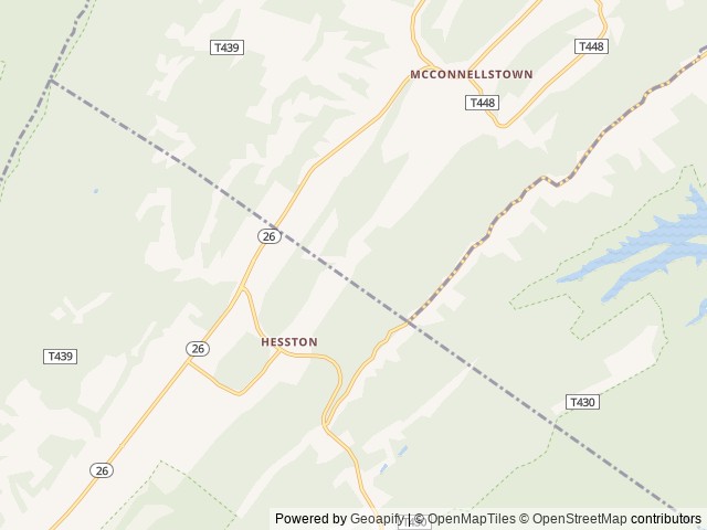 Map for Family Friendly 10 Person with Outdoor Items near Huntingdon, PA