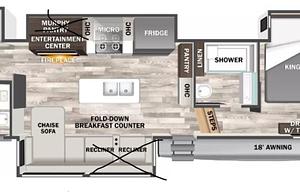 2022 Cedar Creek Bunkhouse Forest River RV 375