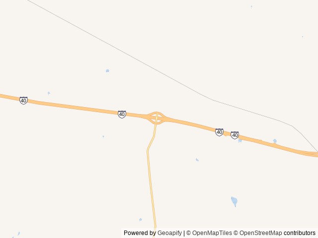 Map of Meteor Crater RV Park location at Winslow, AZ, United States