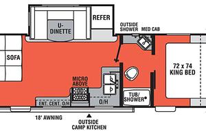 2021 Forest River RV Independence Trail 262DBS