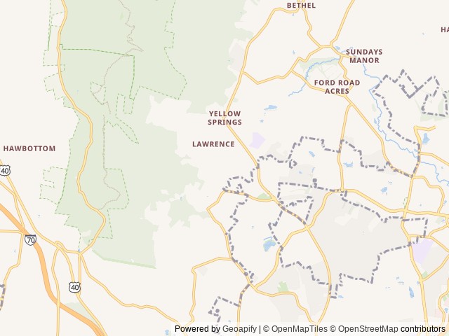 Map for 2018 KZ Escape E160RBT near Frederick, VA