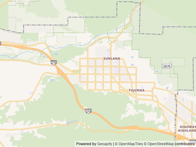 Map for Thor Chateau 22E — Your Home on the Road Awaits! near Los Angeles, CA