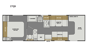 2022 Coachmen RV Freelander 27QB Ford 350