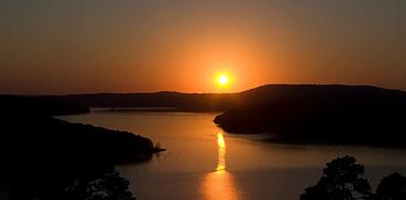 Beaver Lake at sunset