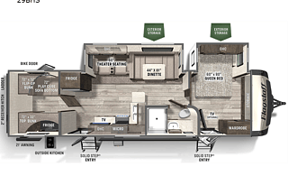 2023 Forest River RV Flagstaff Super Lite 29BHS
